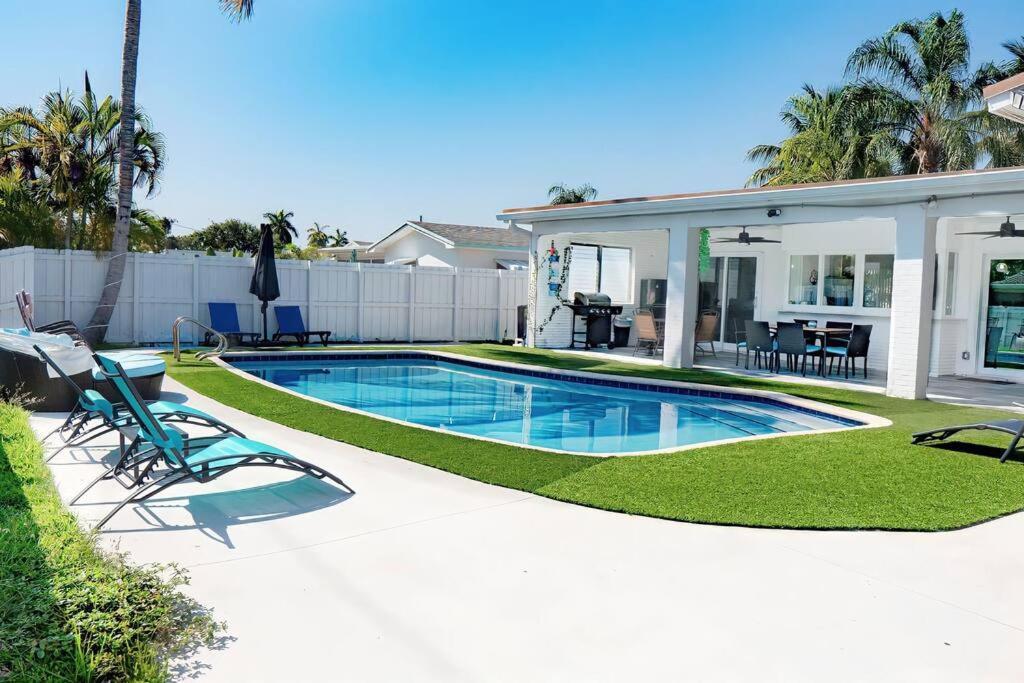 Luxurious & Modern Open Floor Plan Heated Pool Villa Hollywood Ngoại thất bức ảnh